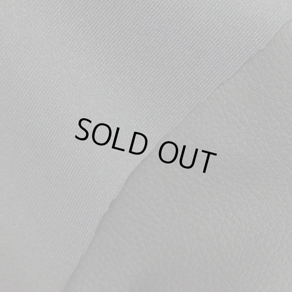 画像2: 【在庫処分】合皮 生地 幅広ストレッチPUレザー 黒色(ブラック) (2)