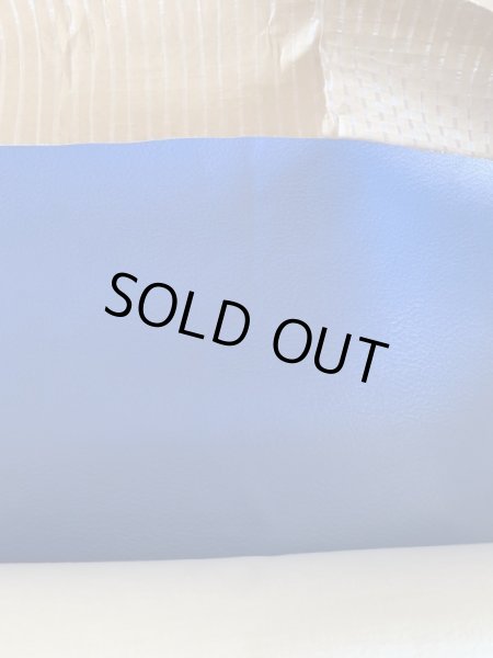 画像5: 合皮 アウトレット 生地 アウトドア　青色（ブルー） (5)