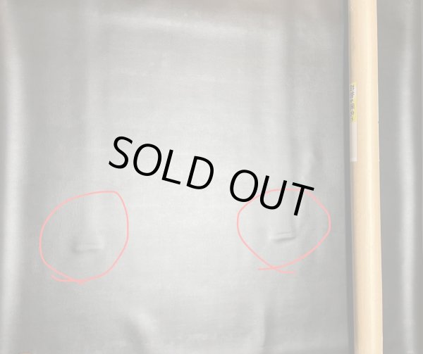 画像8: 合皮 アウトレット 生地 中厚：ハードタッチ　黒色（ブラック） (8)