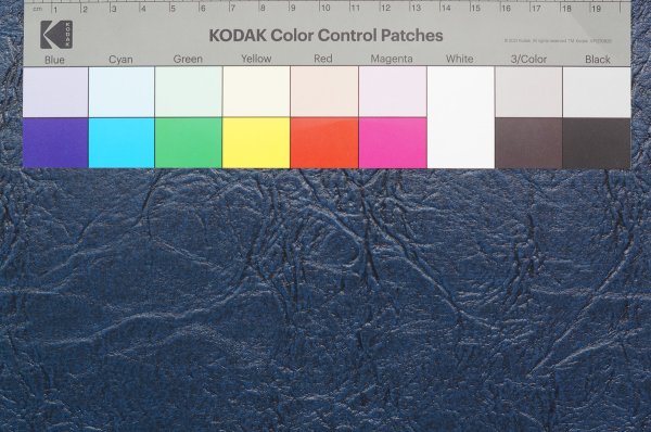 画像2: 合皮 生地 アンティーク　紺色（ネイビー） (2)