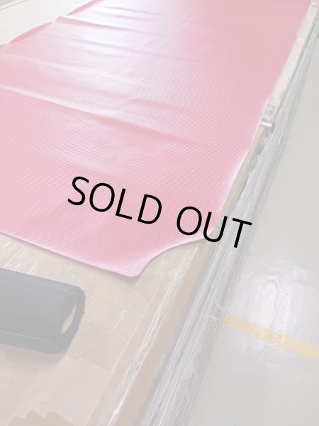 画像9: 合皮 アウトレット 生地 カーボンレザー（PVC）　赤色（レッド） (9)