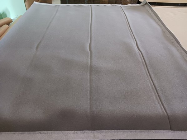 画像5: 合皮 アウトレット 生地 ウレタン裏貼りレザー 黒色（ブラック） (5)