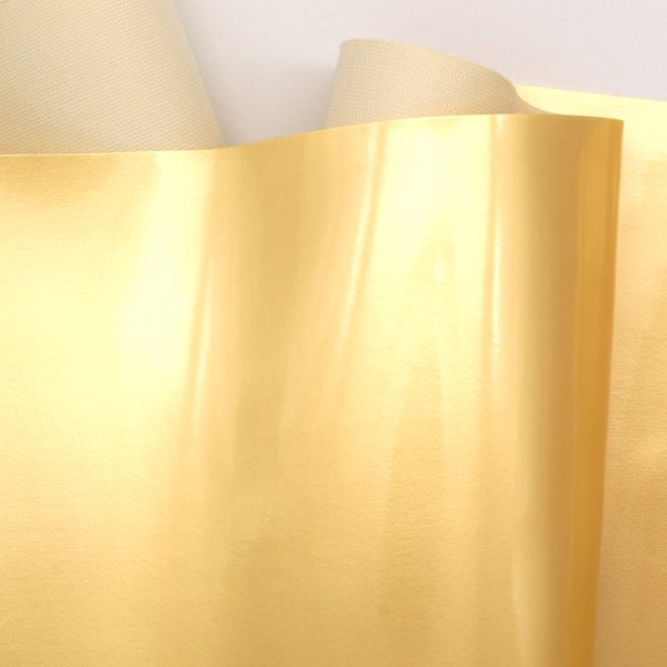 画像2: 合皮 生地 エナメル姫　金色（ゴールド） (2)