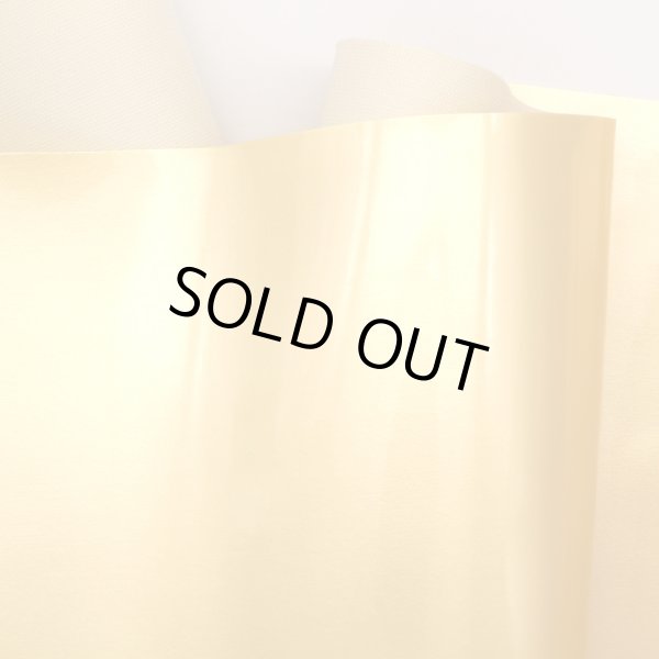 画像2: 合皮 アウトレット 生地 エナメル姫　金色（ゴールド） (2)