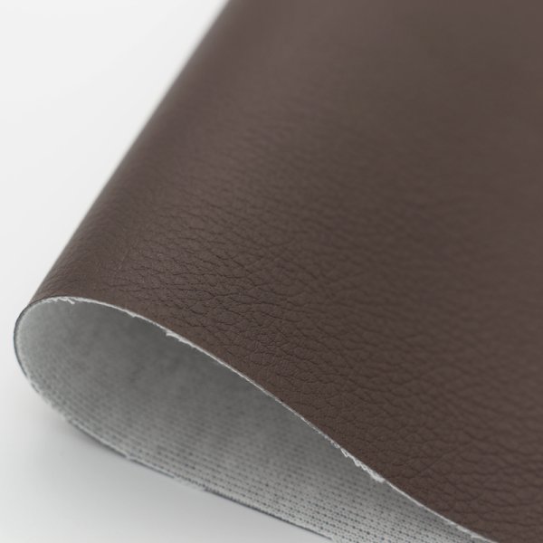 画像3: 合皮 生地 耐傷性レザー こげ茶色（ダークブラウン） (3)