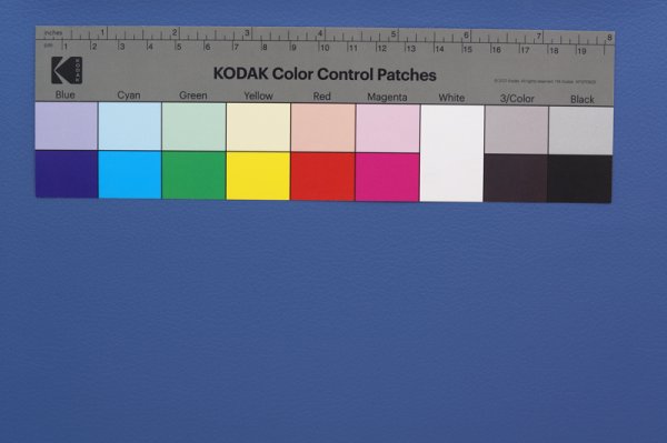 画像2: 合皮 生地 耐傷性レザー 群青色（スチールブルー） (2)