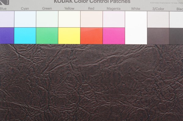 画像2: 合皮 生地 アンティーク こげ茶色(ダークブラウン) (2)