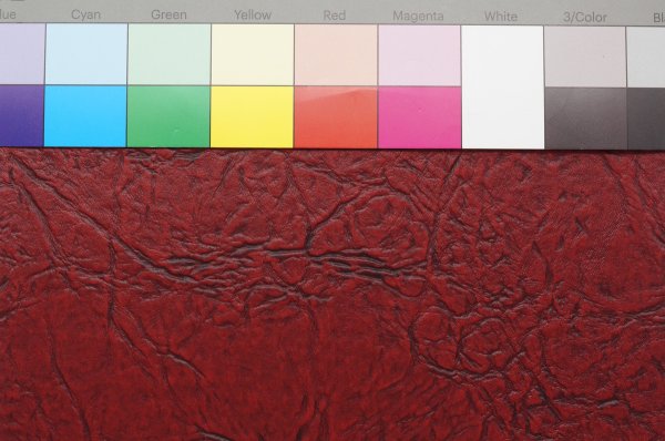 画像2: 合皮 生地 アンティーク　赤色（レッド） (2)