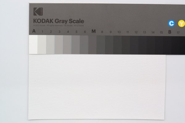 背景は一般的なコピー用紙です。黄色味のない真っ白な色です。