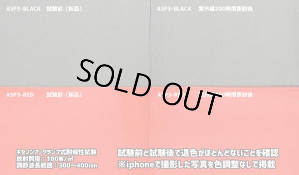 試験前と試験後で退色がほとんどないことを確認