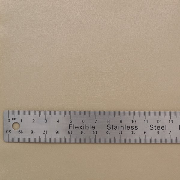 画像6: 合皮 生地 薄手：エコノミー　ベージュ (6)