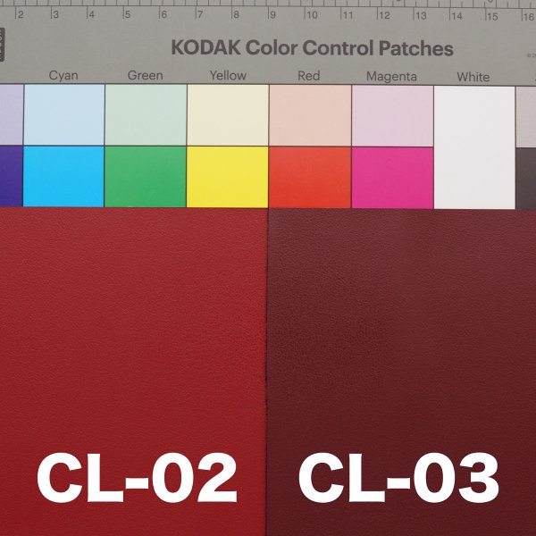 画像5: 合皮 ストレッチ 生地 臙脂色（ワイン） (5)
