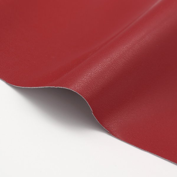 画像2: 合皮 ストレッチ 生地 赤色（レッド） (2)