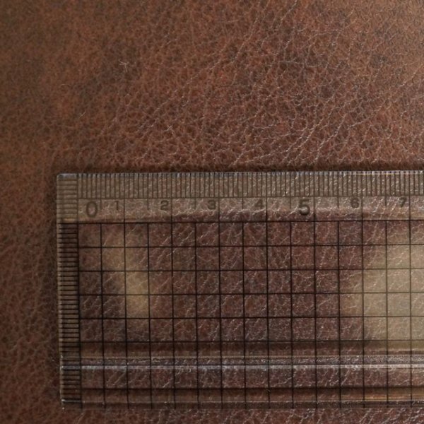 画像3: カッティングシート 難燃 レザー・牛革調 焦げ茶色（ダークブラウン） (3)