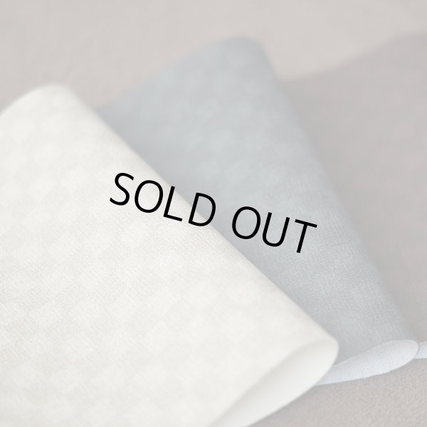 画像3: 合皮 アウトレット 生地 格子柄　こげ茶色（ダークブラウン） (3)