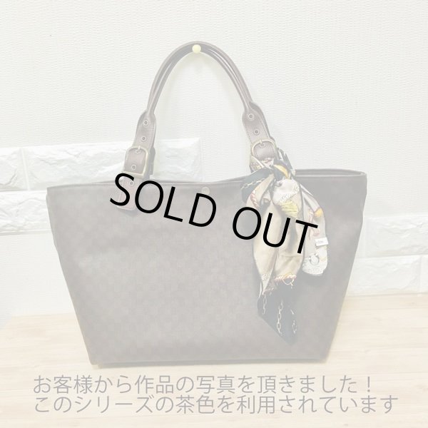 画像6: 合皮 アウトレット 生地 格子柄　こげ茶色（ダークブラウン） (6)