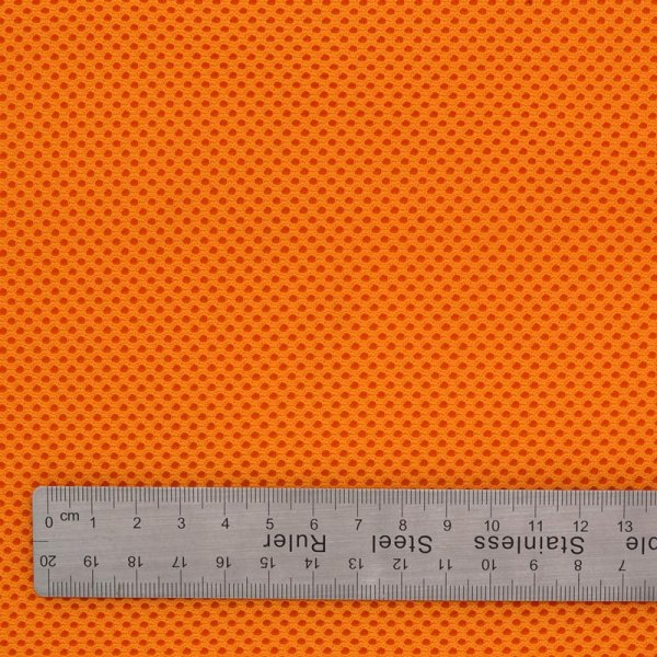 画像3: ダブルラッセル 生地 布地 橙色（オレンジ） (3)