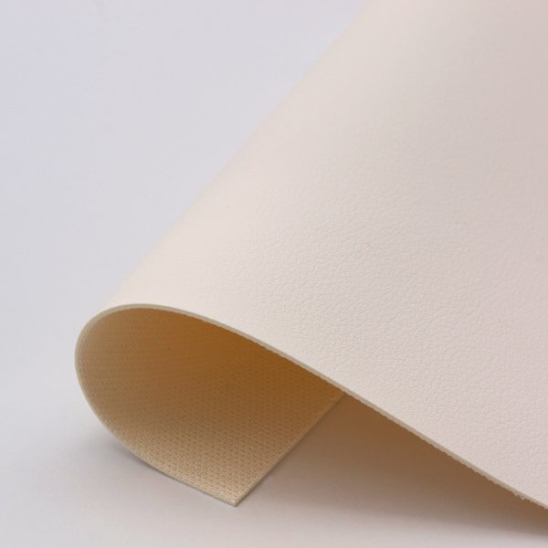 画像2: 合皮 生地 シボ細 白色(ホワイト) (2)