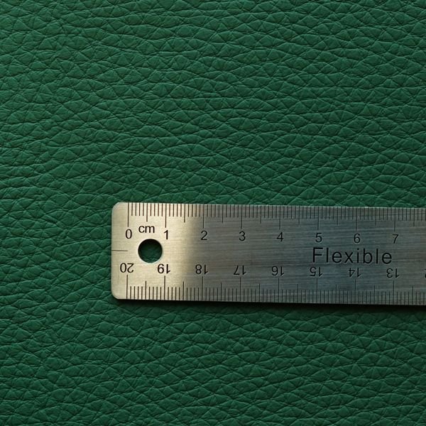 画像3: 合皮 生地 シボ大 深緑（ダークグリーン） (3)