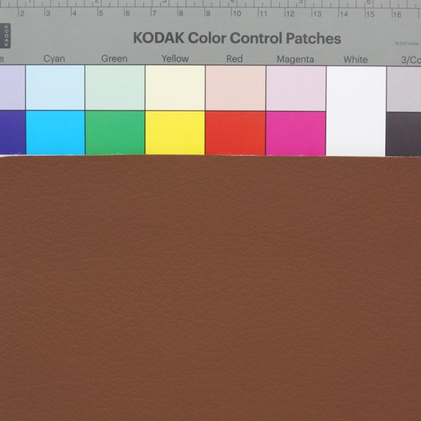 画像4: 合皮 生地 シボ大 茶色(ブラウン) (4)