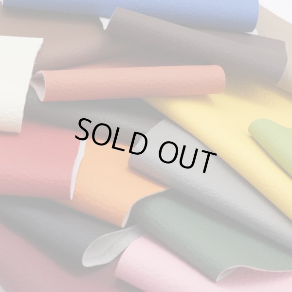 画像6: 合皮 生地 シボ大 黄緑（ライトグリーン） (6)