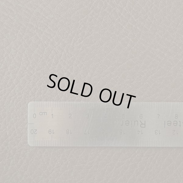 画像3: 合皮 生地 シボ大 こげ茶色（ダークブラウン） (3)