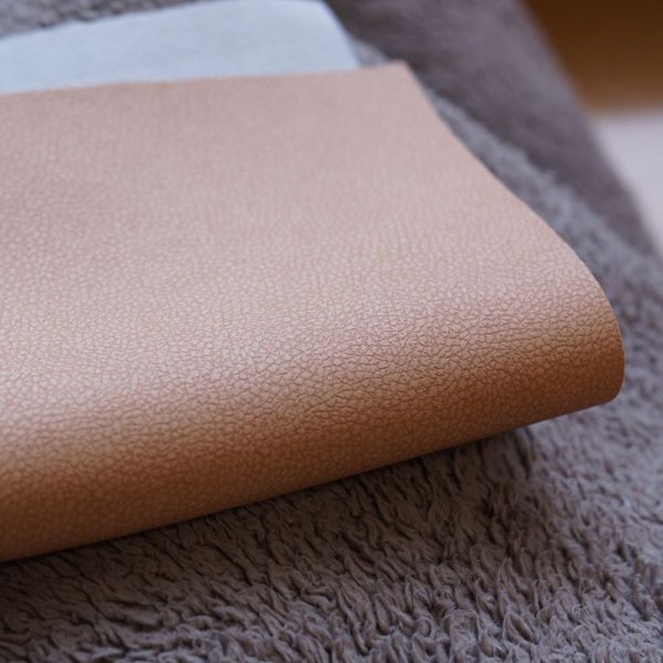 画像4: 合皮 生地 難燃ソフトPUレザー らくだ色(ベージュ) (4)