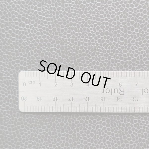 画像2: 合皮 生地 エイ・トカゲ 細ウロコ 黒色（ブラック） (2)