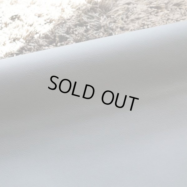 画像6: 合皮 アウトレット 生地 ウレタン裏貼りレザー 黒色（ブラック） (6)