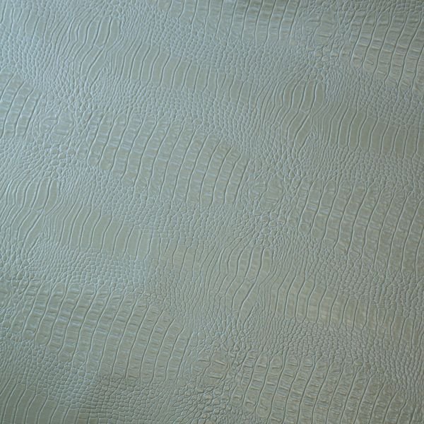 画像4: 合皮 生地 リアル・クロコダイル　白色（ホワイト） (4)