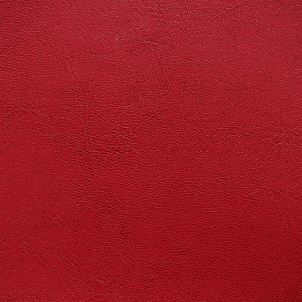 画像2: 合皮 生地 ヌメ革　赤色（ダークレッド） (2)