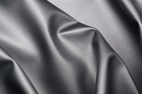 画像4: 合皮 生地 ヌメ革　黒色（ブラック） (4)