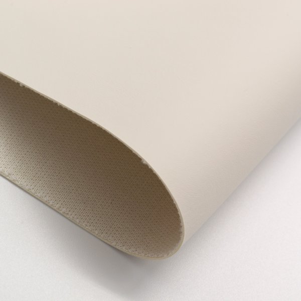 画像4: 合皮 生地 ヌメ革　白色（オフホワイト） (4)