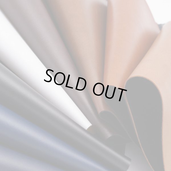 画像5: 合皮 アウトレット 生地 中厚：ハードタッチ　黒色（ブラック） (5)