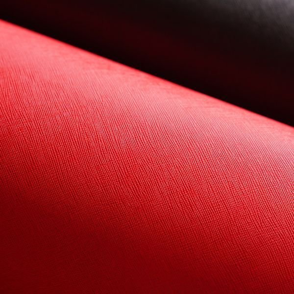 画像3: 合皮 生地 サフィアーノレザー調　赤色（レッド） (3)
