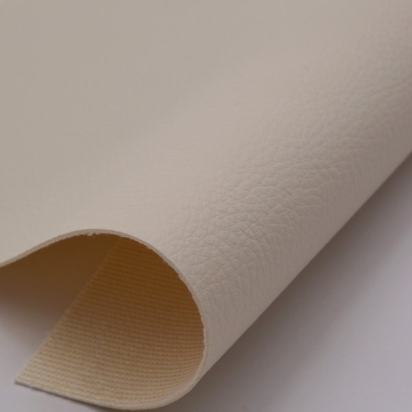 画像4: 合皮 生地 スタンダード 淡白色(アイボリーホワイト) (4)