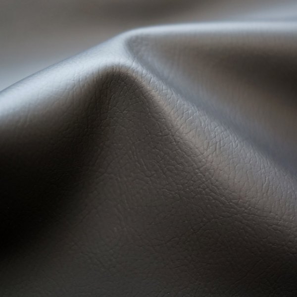 画像3: 合皮 生地 ソフトPUレザー 黒色（ブラック） (3)