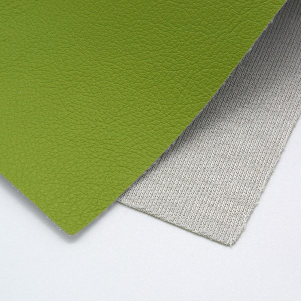 画像5: 合皮 生地 プログレード　黄緑色（ライトグリーン） (5)