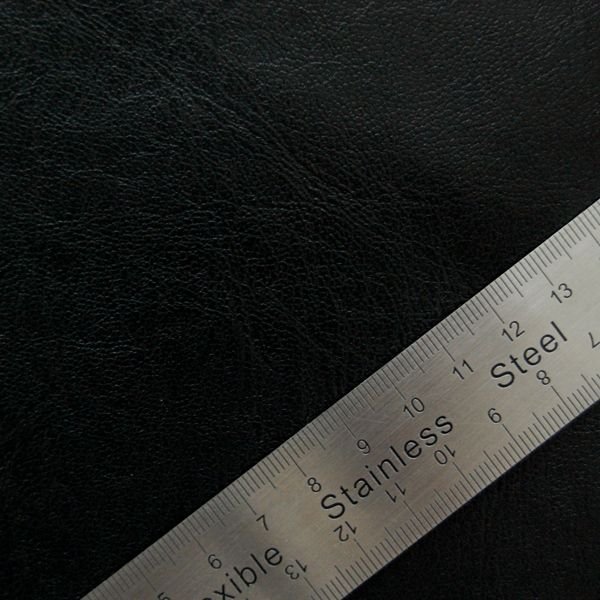 画像3: 合皮 生地 薄手:エコノミー 黒色(ブラック) (3)