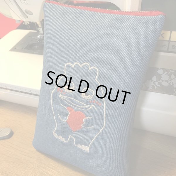 旧色の青色を使った作品写真。イメージの参考にどうぞ