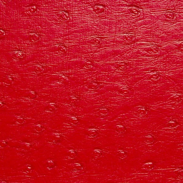 画像1: 合皮 生地 オーストリッチ　赤色（レッド） (1)