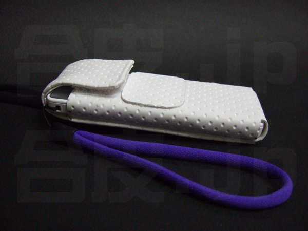 画像5: 合皮 生地 パンチング　白色（ホワイト） (5)